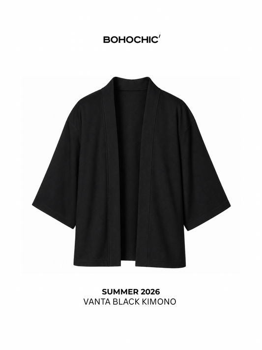 Vanta black kimono