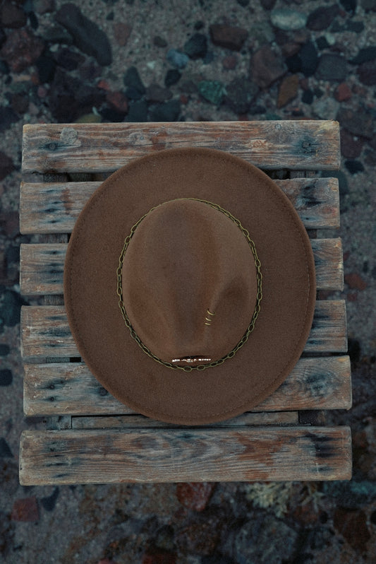 Follow the sun brown fedora