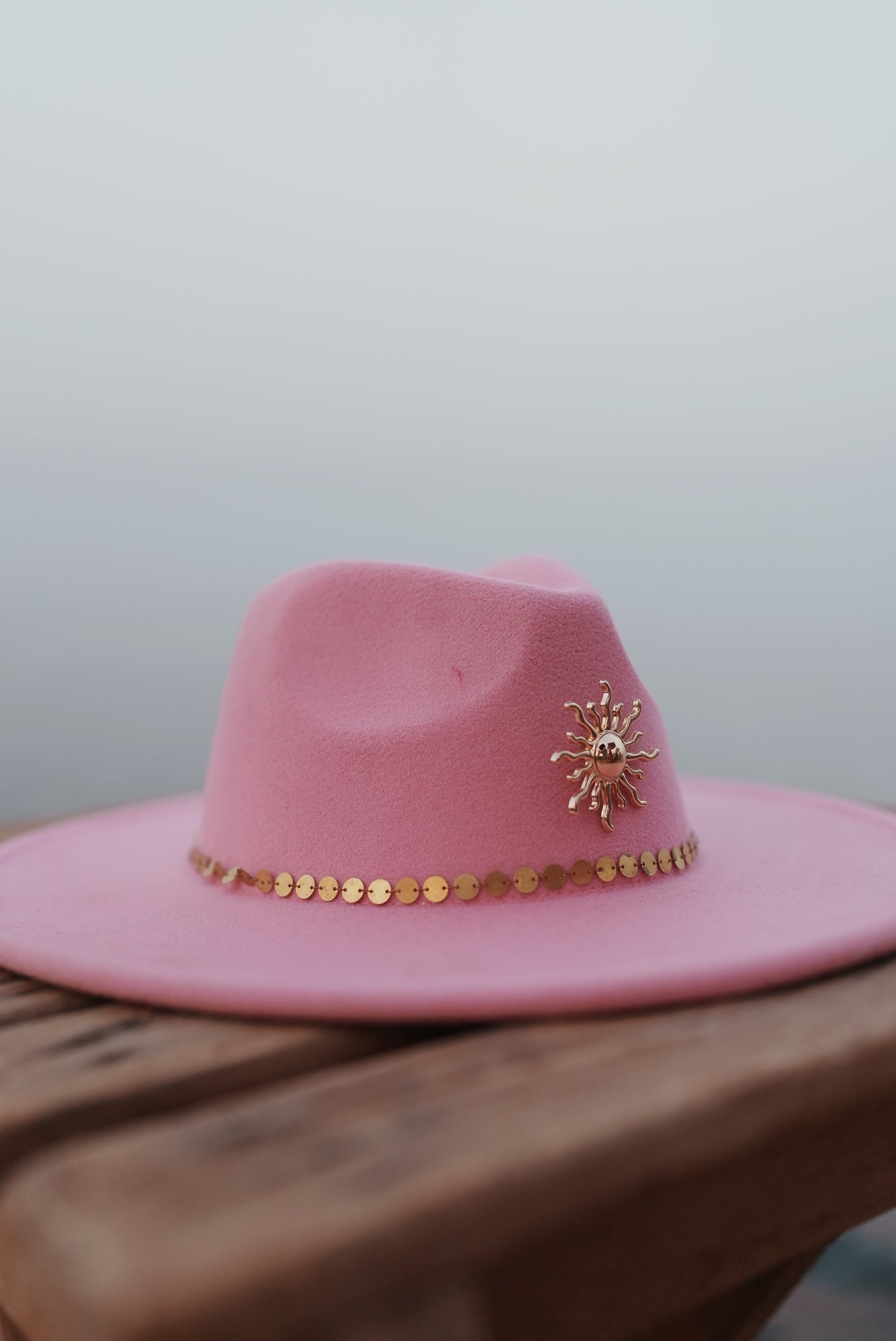 Follow the sun pink fedora
