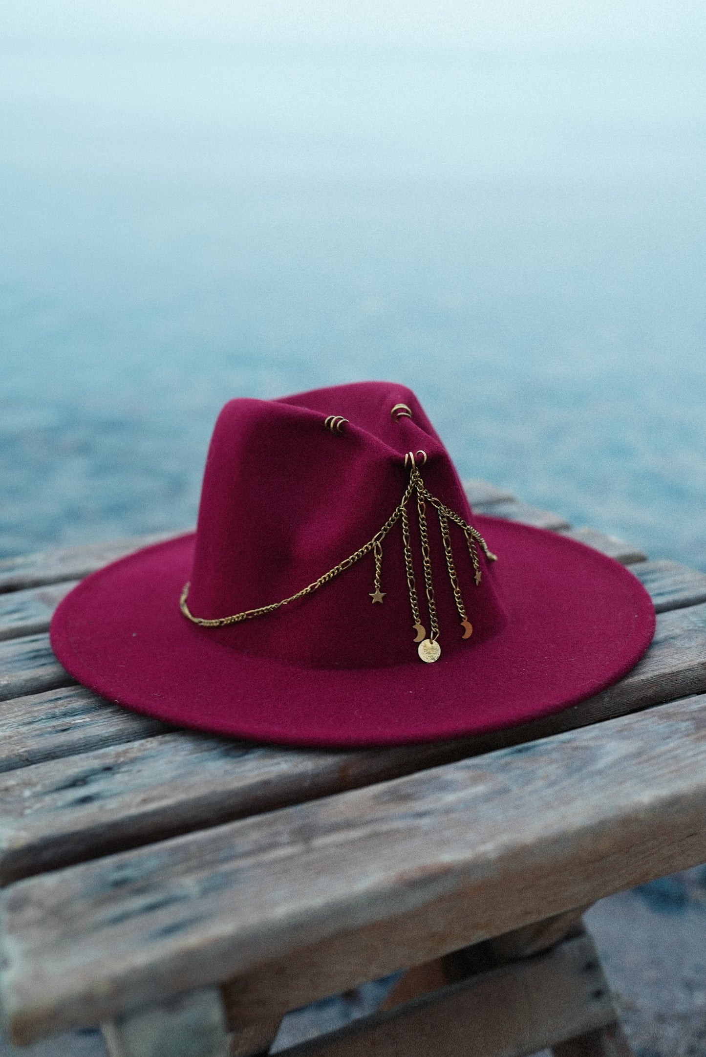 Crimson Charm fedora